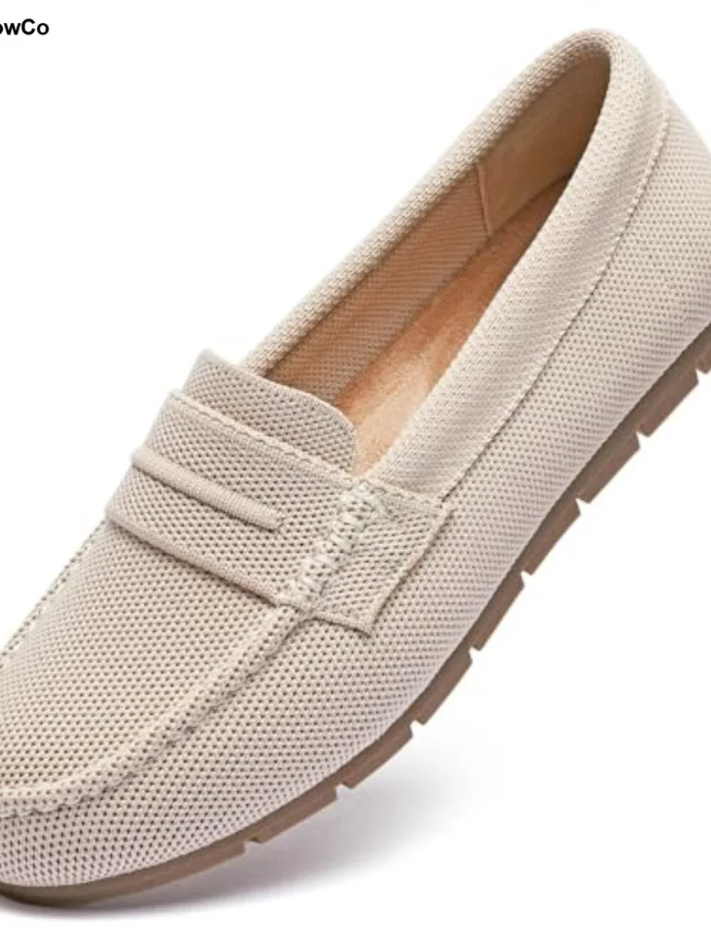 Women's Slip-On Knit Loafers Lightweight Breathable Comfort Walking Shoes